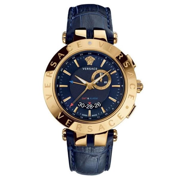 Versace-klocka VRSC29G70D282S282 – Lyxig Elegans, Armband i Guldstål, Kvartsrörelse