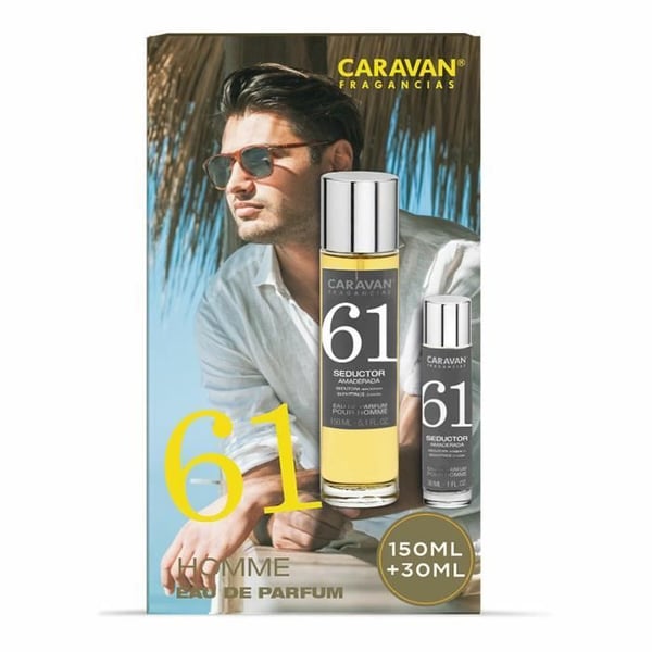Parfymset - CARAVAN - n 61 Seductor - 150 ml + 30 ml - Eau de Parfum - Man