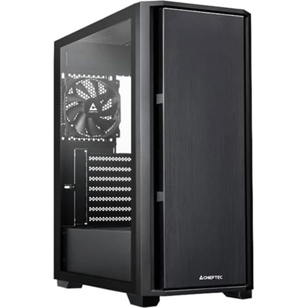 PC-chassi - Chieftec - AS-02B-TG-OP - Elegant design - Tempererat glaspanel - Optimerad kylning