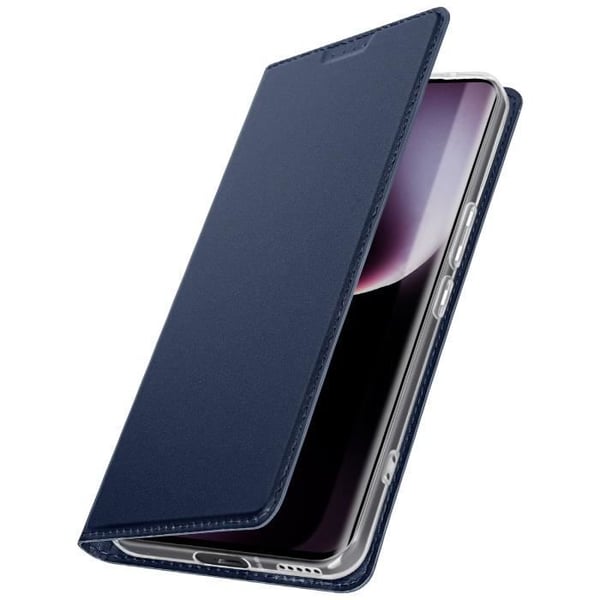 Fodral för Honor Magic 7 Lite - DUX DUCIS - Satinfinish - Kortfack - Videostöd - Mörkblå
