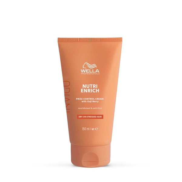 Anti-frizz glättande kräm - WELLA - Invigo Nutri Enrich - 150ml - Torrt hår - Krämig textur