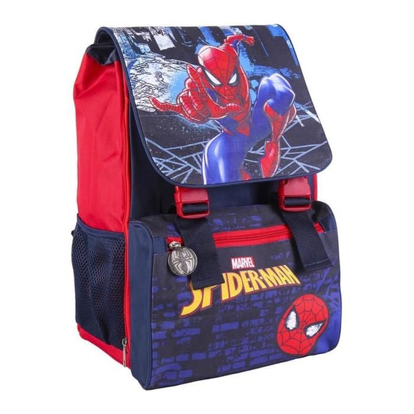 Utvidbar Spiderman ryggsäck för grundskolan, Marvel superhjälte