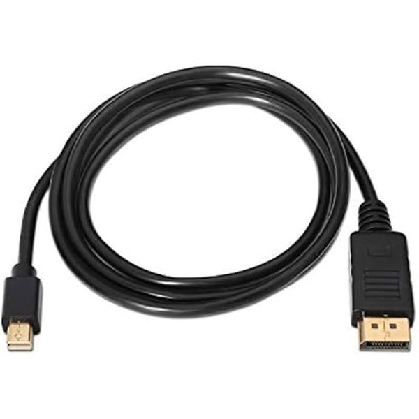 Mini DP-kabel - AISENS - A124 - 4K - 60 Hz - 3m - Svart