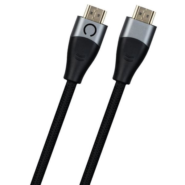 HDMI 2.1-kabel - KONIX - Nintendo Switch 2 - Kompatibilitet 4K och 8K - Flätad nylon - Längd 1,8 m - Svart