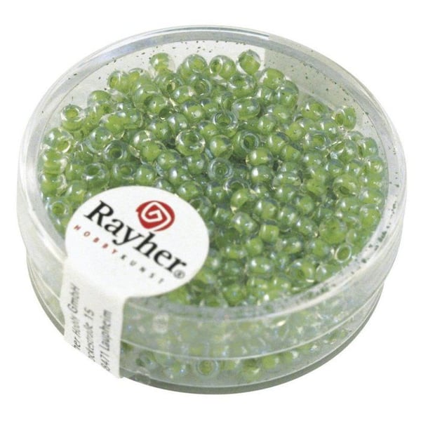 Rocailles Arktis, lustrerade, 2,6 mm låda 17 g, jade