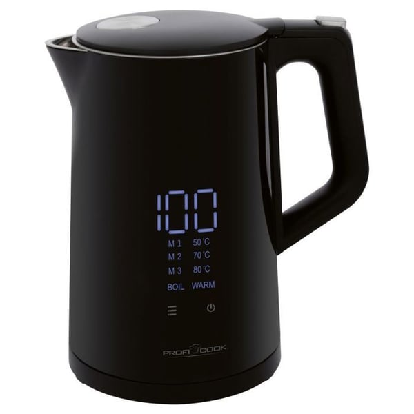 Elektrisk vattenkokare med pekskärm 1,7L Proficook PC-WKS1243 Elektrisk vattenkokare med pekskärm 1,7L Proficook PC-WKS1243