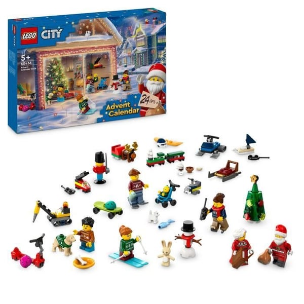 LEGO® City 60436 Adventskalender 2024 - Nedräkning till jul för barn