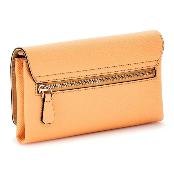 GUESS Skuldertaske abrikos til kvinder - Noelle Mini Xbody Flap Organizer Abrikos 304255