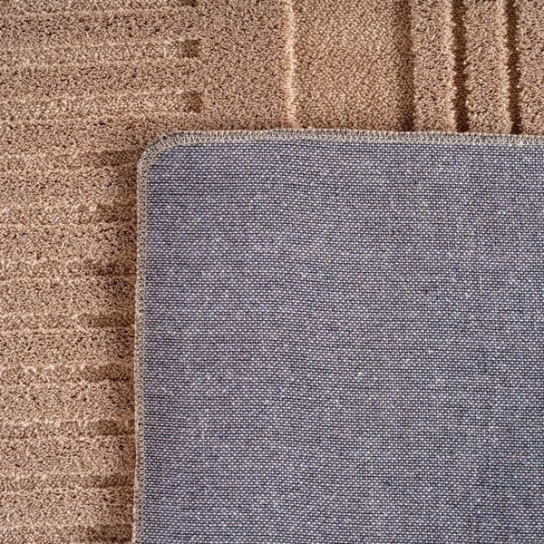 Ayyildiz Modern design mat Beige 200 x 290 cm Boho Skandinavisk Enfärgad, dekorativ mjuk och tvättbar 3D-effekt,