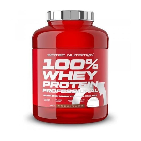 Scitec Nutrition 100% Whey Protein Professional redesign, 2350 g dosering (choklad)