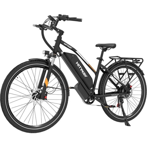 Elcykel VAE - HITWAY - Svart - 28" - Avtagbart batteri 48V16Ah - Motor 250W - Shimano 7 växlar - Elektrisk mountainbike