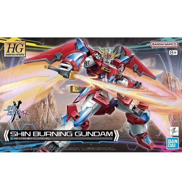 Modell - BANDAI - Shin Burning Gundam - Lång svärd - Effektdelar - Utbytbara händer