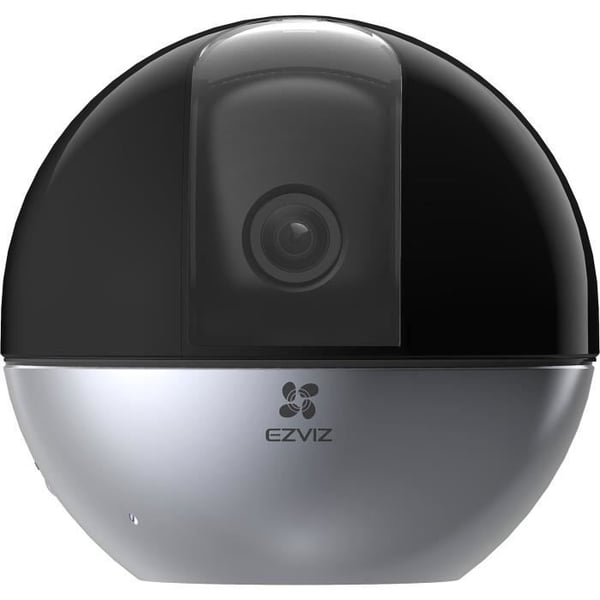 Indendørs kamera - EZVIZ - E6 - 360° vision - 5MP - Menneskelig detektering - Zoom - Nattesyn - Gøen/miav detektion