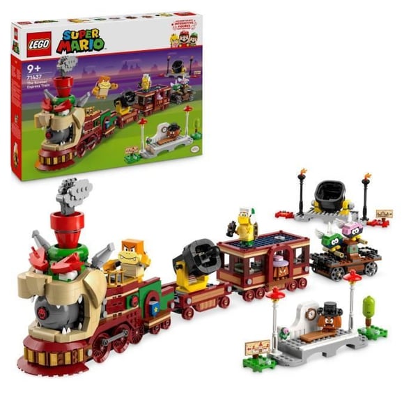 LEGO® Super Mario 71437 Bowser-ekspresstog - Legetøj med Nintendo®-figurer