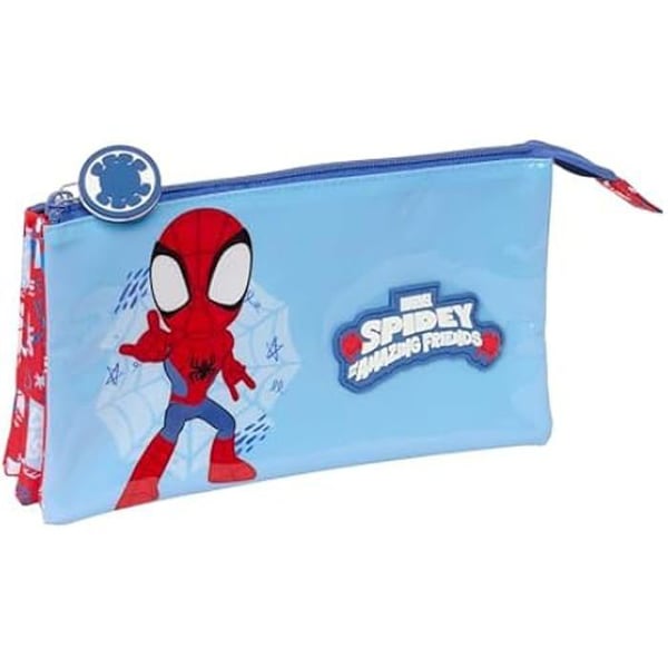 Trousse Triple - SAFTA - Spidey Rescue - Bekväm - Mångsidig - Skolbarn