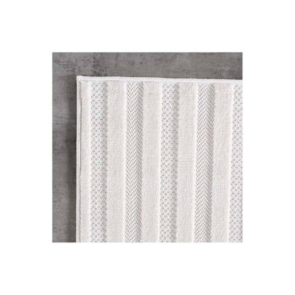 Matta - AYYILDIZ - 3D Design - Crème - 240x340 cm - Korta hår - Modern