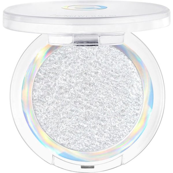 Ögonskugga - Mono Ögonskugga Glitter 2 g - nr 01 Frostig Glans - Kylig Silver - Pressad Krämig Puder
