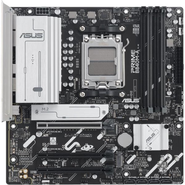 Moderkort - ASUS - PRIME B840M-A-CSM - AMD B840 - AM5 mikro ATX-plats