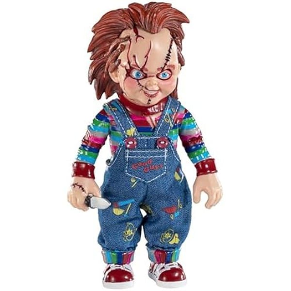Figur - THE NOBLE COLLECTION - Chucky - Flexibel - 14 cm - Med kniv