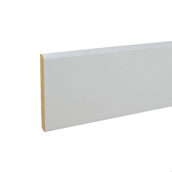 PROVISTON Sockel 10 x 100 x 2440 mm MDF Förbehandlad Rundad sockel paket med 10