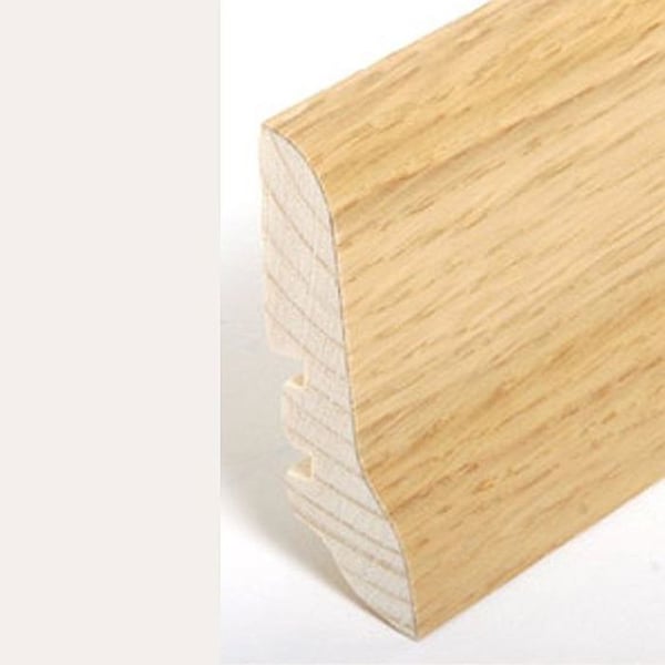 PROVISTON Fanerad träsockel 20 x 60 x 2500 mm Ek 25 meter | 10 stycken