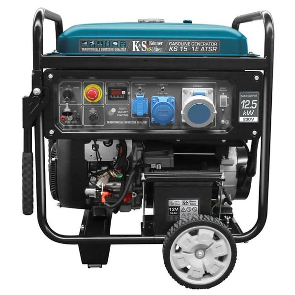 Generator - Konner & Sohnen - KS 15-1E ATSR - 12.5KW - Elektrisk start - Enfas - 750 cm3 Generator - Konner & Sohnen - KS 15-1E ATSR - 12.5KW - Elektrisk start - Enfas - 750 cm3