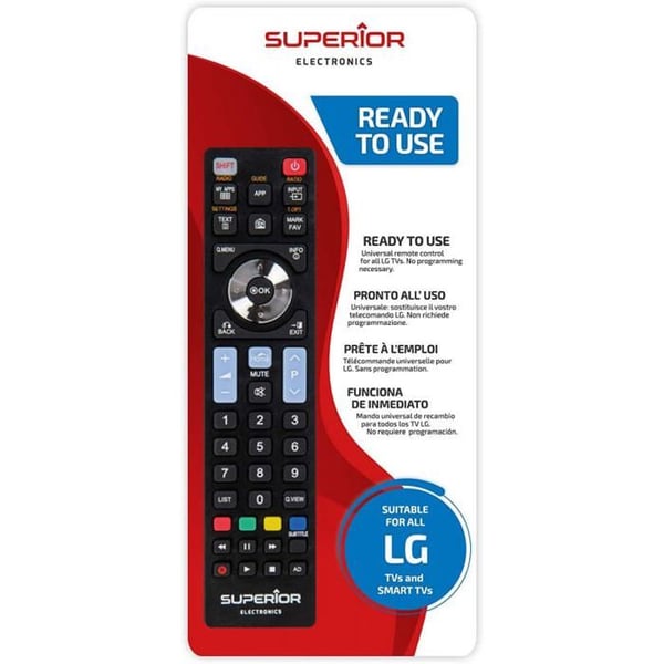 Universal fjärrkontroll - IKAZA - Kompatibel med TV LG - Klar att använda - 3D - SMART TV