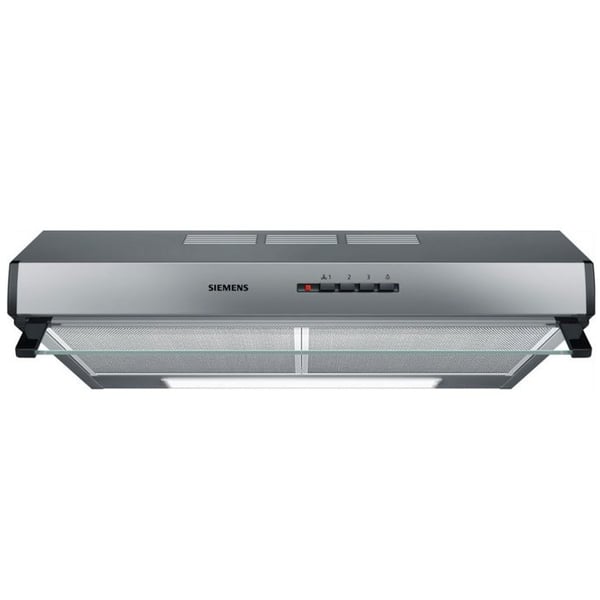 Siemens Klassisk köksfläkt 60cm 350m³/h rostfritt stål - LU63LCC50