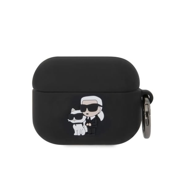 Skal för Airpods Pro - Karl Lagerfeld - Svart - Silikon - Stötbeständig - Modern design