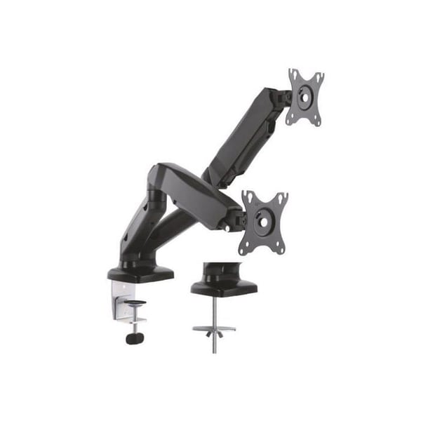 Aisens DT27TSR-045 Dubbel Monitorstativ för 13" till 27" VESA 100x100 Max 6.5kg