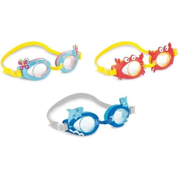 Simglasögon - INTEX - Roliga goggles - Färgsortiment - Barn - Sport