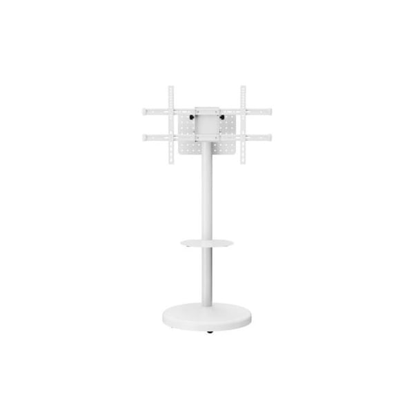 TV-bänk - EWENT - EW1550 - 2,18 m (86") - Tiltbar - På hjul - Vit