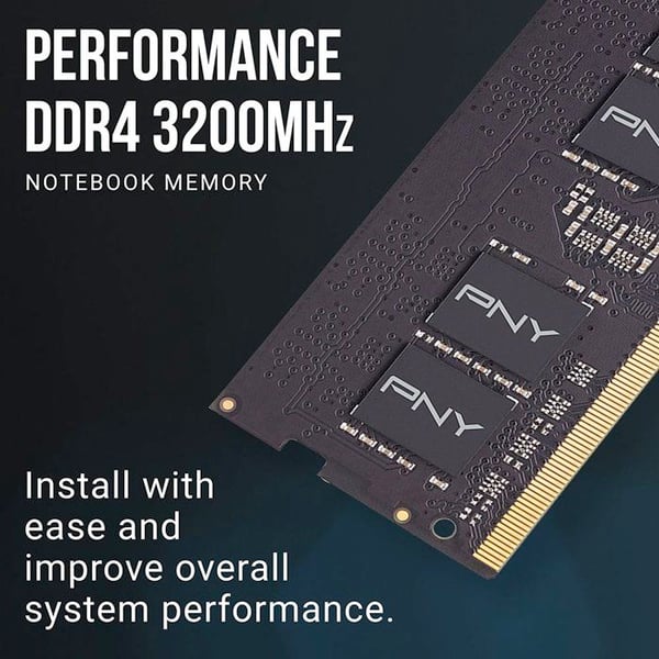 Bærbar computerhukommelse - PNY Performance - DDR4 - 8 GB - 3200MHz