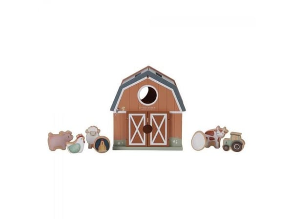 Utbildningsleksak - LITTLE-DUTCH - Lilla gården - Naturligt trä - 25 x 25 x 10 cm - Från 12 månader Utbildningsleksak - LITTLE-DUTCH - Lilla gården - Naturligt trä - 25 x 25 x 10 cm - Från 12 månader