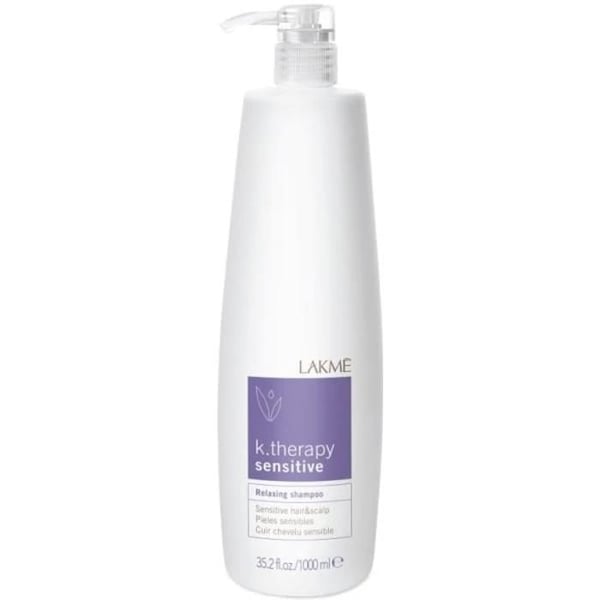 Schampo - LAKME - K.Therapy - 1000ml - Avslappnande - Känslig hårbotten - Mot mjäll
