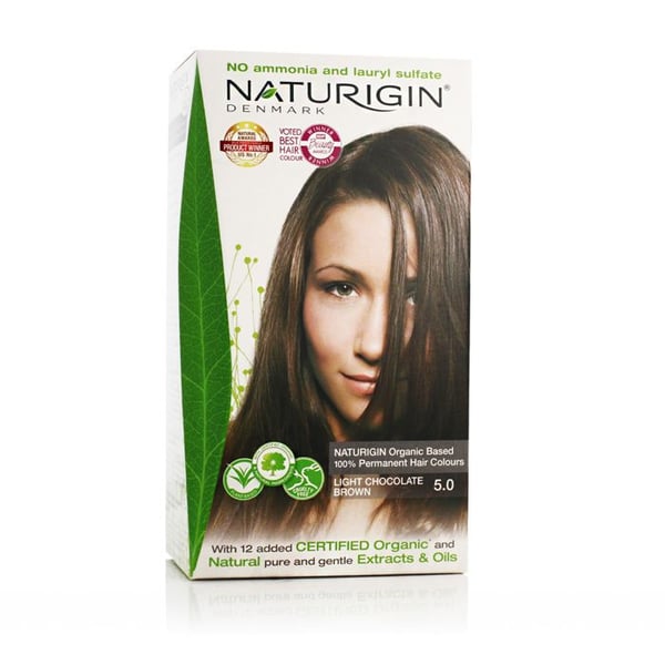 Hårfärg - NATURIGIN - Ljusbrun 5.0 - 115 ml - Utan ammoniak - Kräm