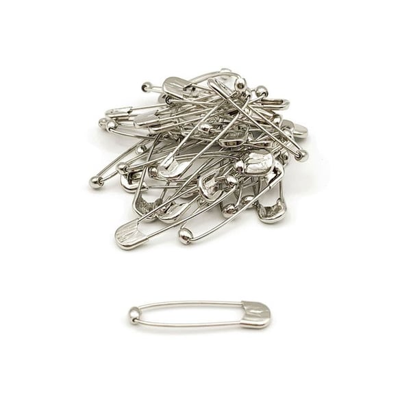 SÄKERHETSNÅL BOLL BROCHETTE 12PCS N°4 - 52MM 52212