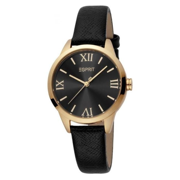Esprit ES1L259L0035 Kvinnoarmbandur kvarts rostfritt stål svart/silver