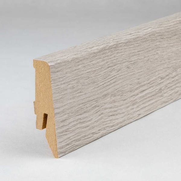 PROVISTON Plinth Profil klassisk 18 x 58 x 2500 mm MDF folierad Ek euphrate Plint 1 styck