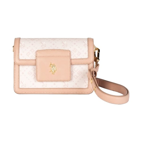 Handväska US Polo Assn New Hampton Liten Crossb - Ljus Rosa - Ljus Rosa