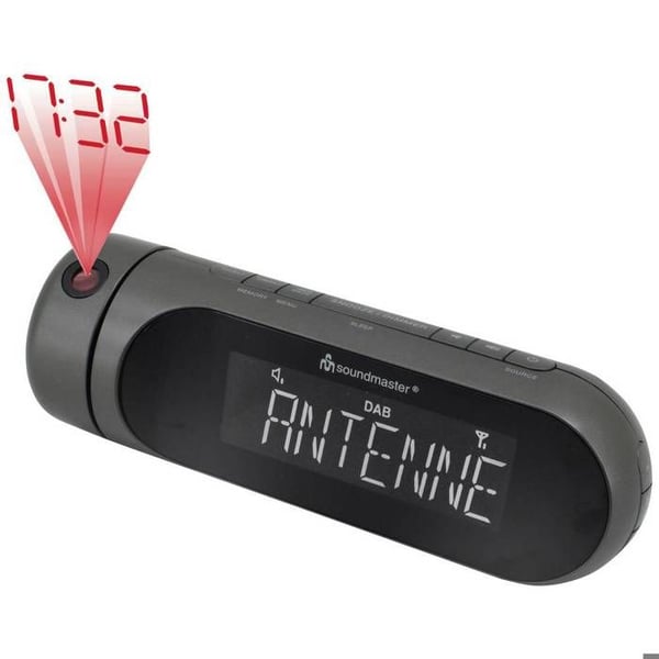 soundmaster UR6700AN Radio-väckarklocka DAB+, FM svart