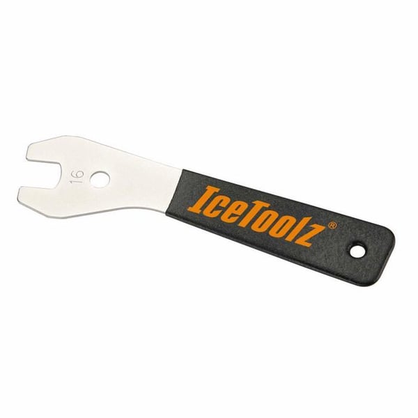 Konnyckel - IceToolz - Stål - Svart - 19.5x5 cm - Pulverlack - Conewrench - Storlek M - Vikt 105 g