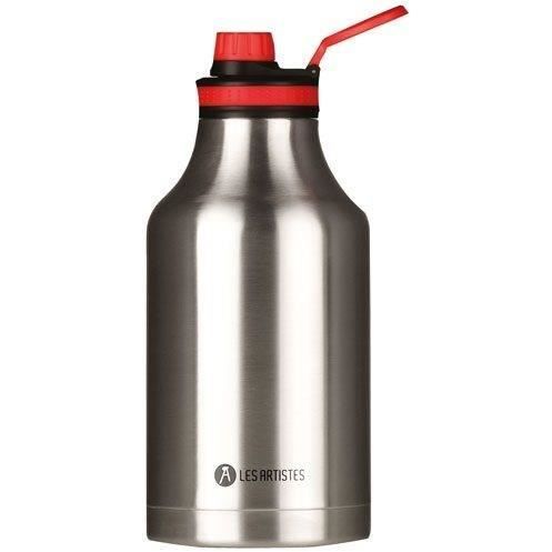 Isolerad flaska - LES ARTISTES-PARIS - Bottle Up 2.0 - 2L - metall silver