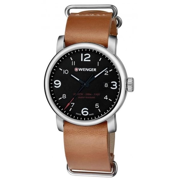 Herrklocka - URBAN HIPSTER - 01.1041.136 - Kvarts - Analog - Läder