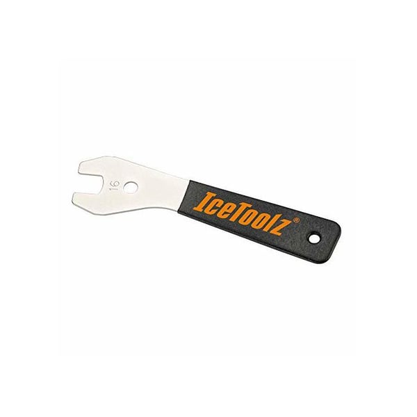 Konnyckel - IceToolz - Stål - Svart - 19.5x5 cm - Pulverlack - Conewrench - Storlek M - Vikt 105 g