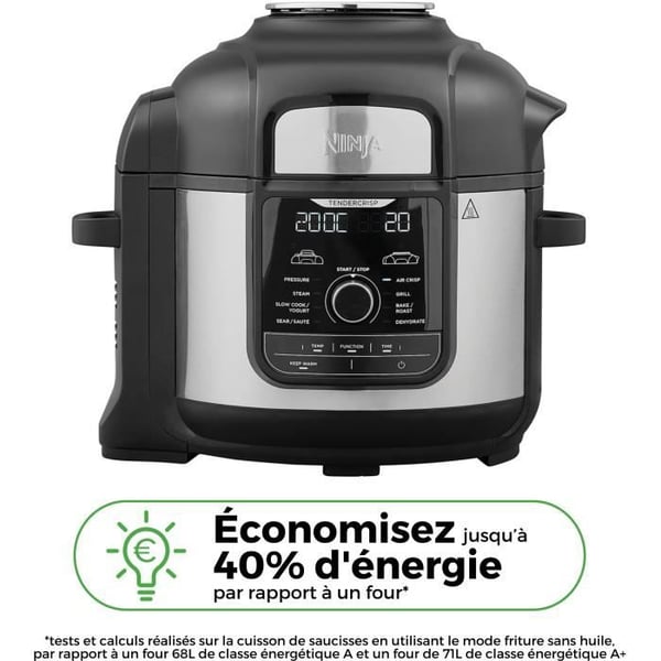 Multiko cooker NINJA - Foodi Max OP500EU - Kapacitet 7,5L - 9 madlavningsprogrammer - 1760W
