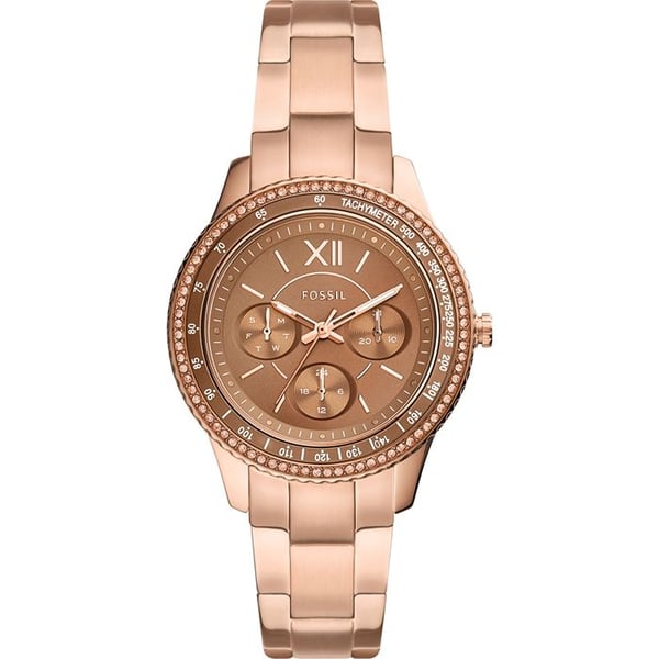 Klocka - FOSSIL - Chic - Metall - Rosé - Kvinna