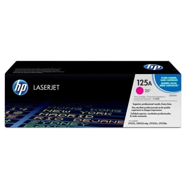 HP 125A magenta tonerkassett för HP Color LaserJet CP1215/CP1515/CP1518/CM1312MFP-skrivare