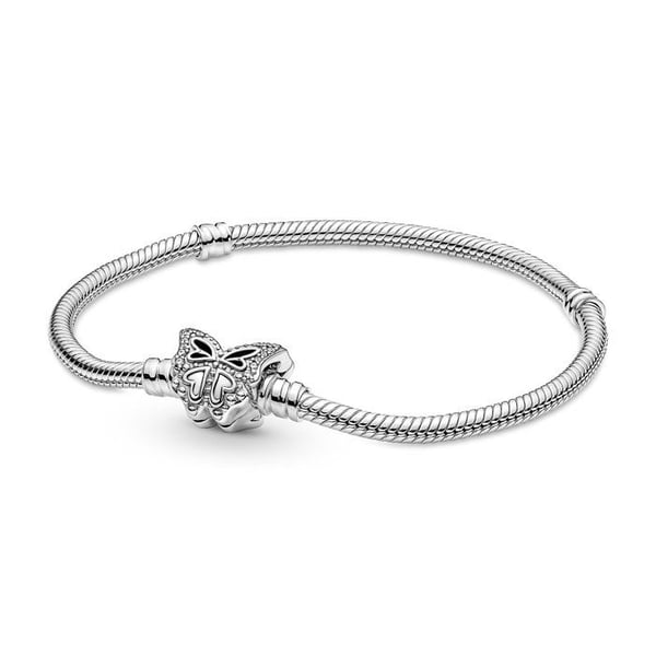 Armband Dam - Silver - 590782C01-17 - 17 cm - Kubisk Zirkonia - Klämma Lobster
