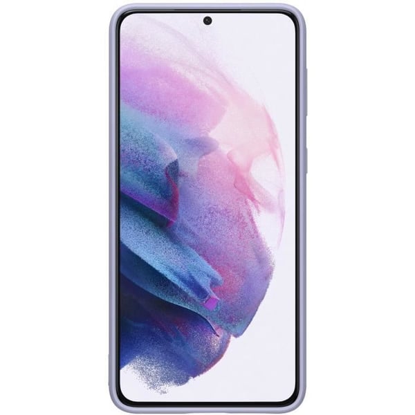 Siliconfodral för smartphone - SAMSUNG - S21 Plus - Lila - Mjuk skydd - Silikon - Bakfodral